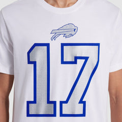 Josh Allen Buffalo Bills 2025 Rivalries Collection Player Name & Number T-Shirt - White on sale