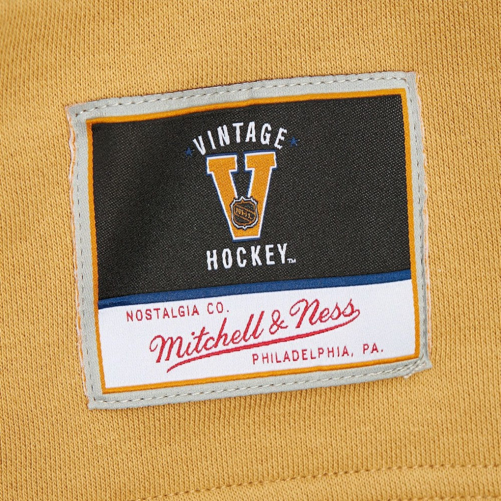 Vegas Golden Knights Mitchell & Ness Women's Heritage Lace-Up Pullover Sweatshirt - Black Sweatshirts