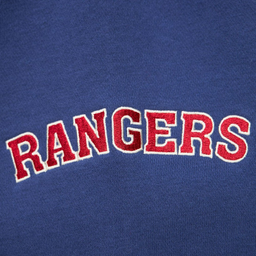 New York Rangers Mitchell & Ness Women's Heritage Lace-Up Pullover Sweatshirt - Blue Sweatshirts