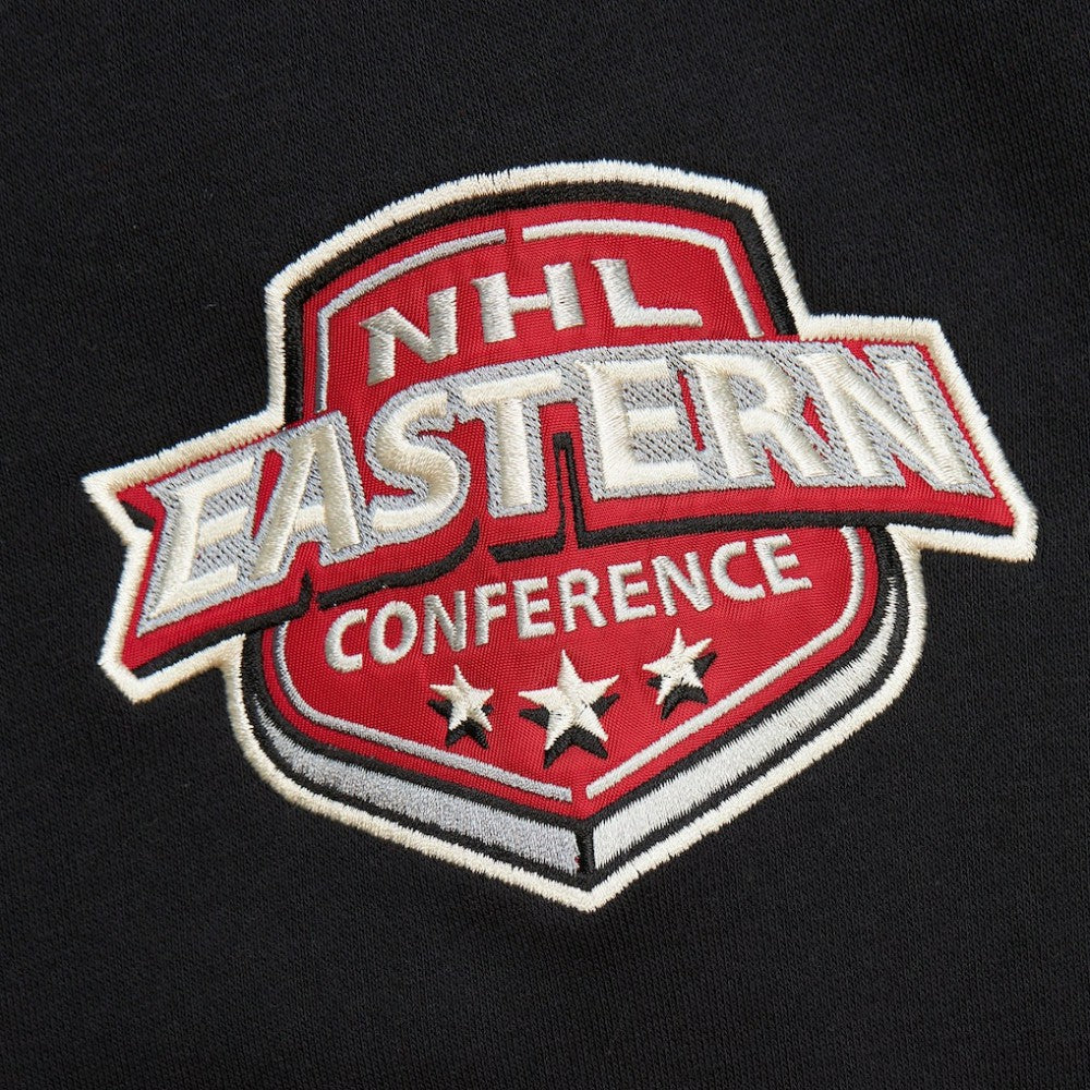 Boston Bruins Mitchell & Ness Women's Heritage Lace-Up Pullover Sweatshirt - Black Sweatshirts
