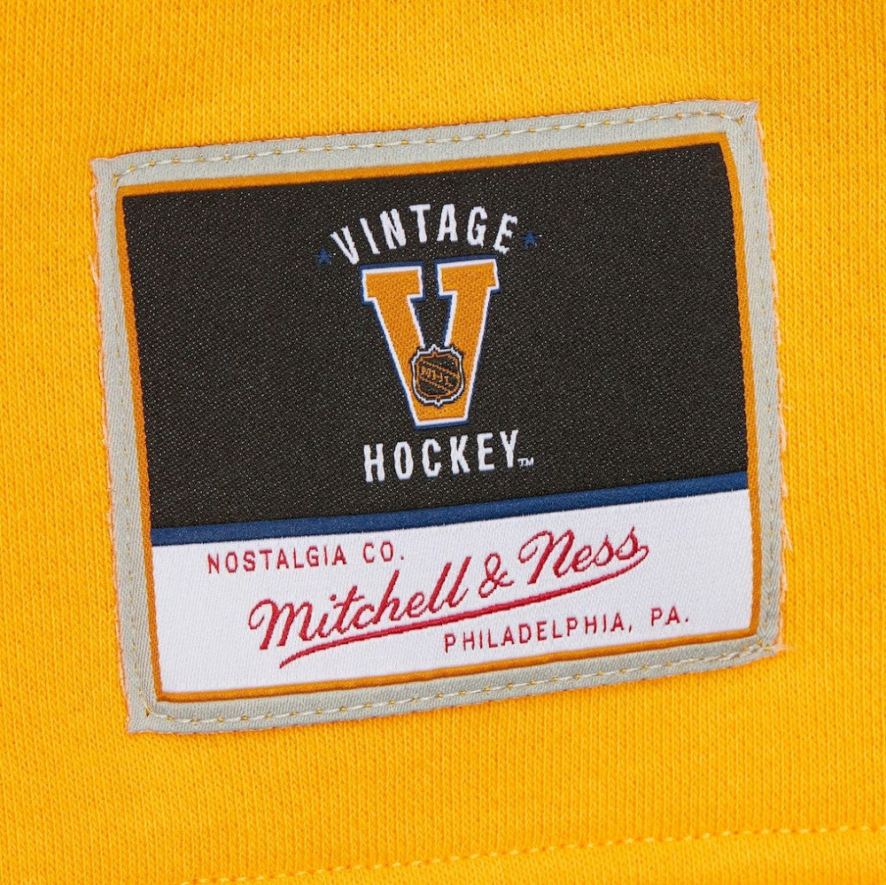 Boston Bruins Mitchell & Ness Women's Heritage Lace-Up Pullover Sweatshirt - Black Sweatshirts
