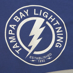 Tampa Bay Lightning Mitchell & Ness Women's Heritage Lace-Up Pullover Sweatshirt - Blue Sweatshirts