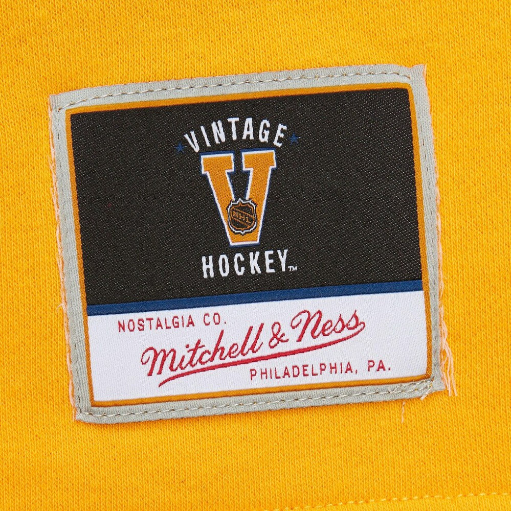 Pittsburgh Penguins Mitchell & Ness Women's Heritage Lace-Up Pullover Sweatshirt - Black Sweatshirts