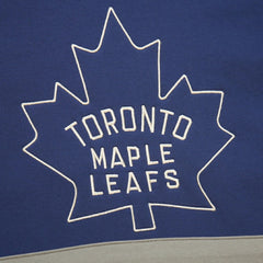 Toronto Maple Leafs Mitchell & Ness Women's Heritage Lace-Up Pullover Sweatshirt - Blue Sweatshirts