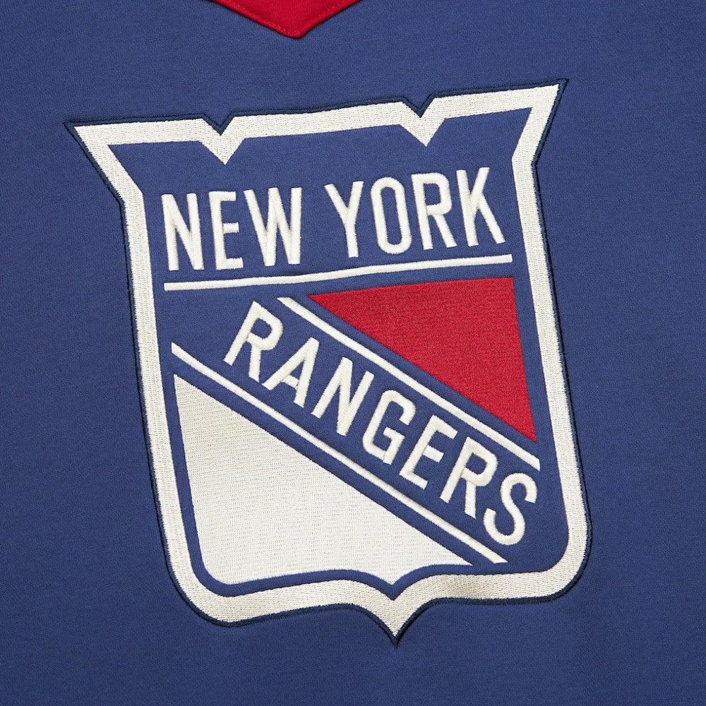 New York Rangers Heritage Lace-Up Pullover Sweatshirt - Royal Sweatshirts