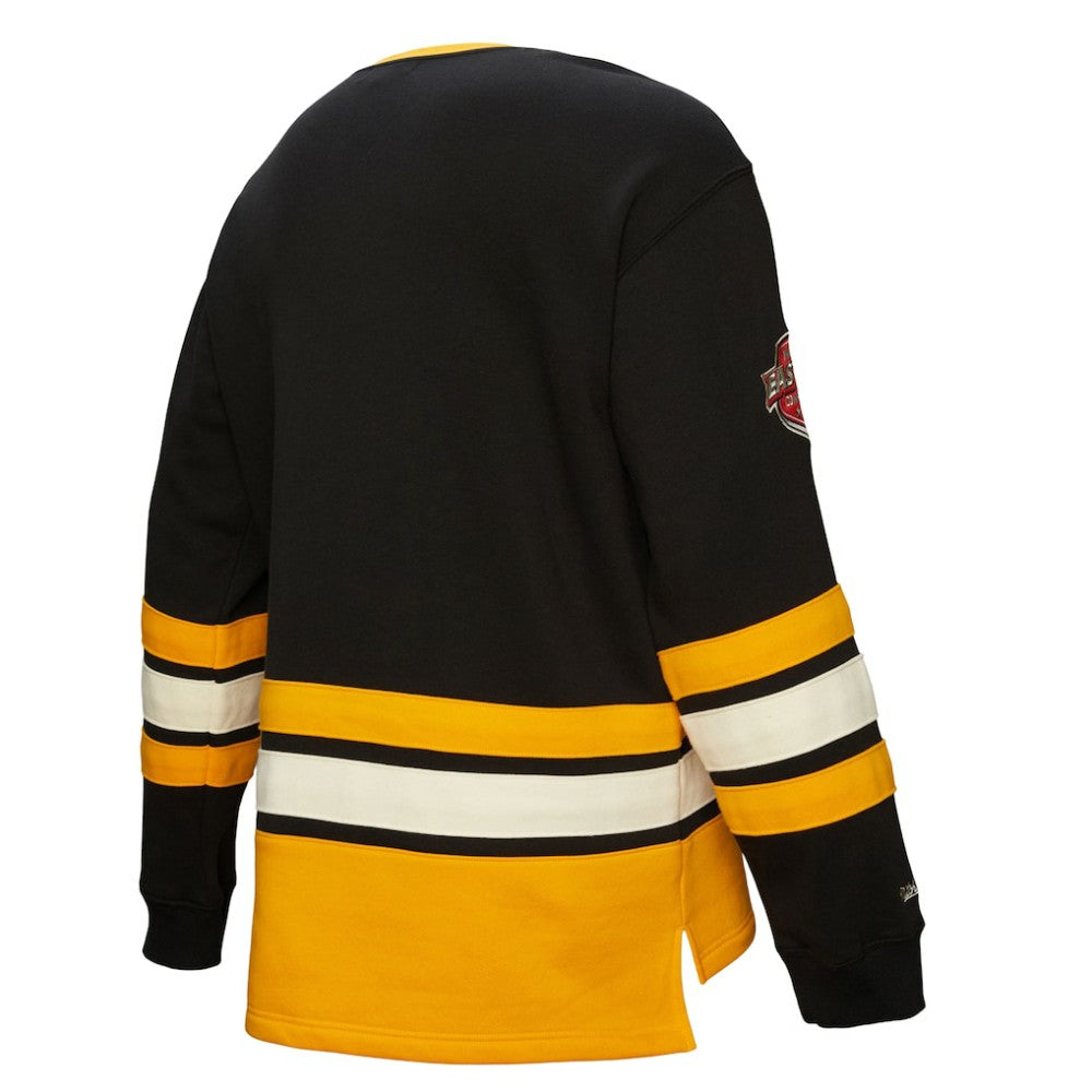 Boston Bruins Heritage Lace-Up Pullover Sweatshirt - Black Sweatshirts
