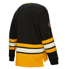 Boston Bruins Heritage Lace-Up Pullover Sweatshirt - Black Sweatshirts