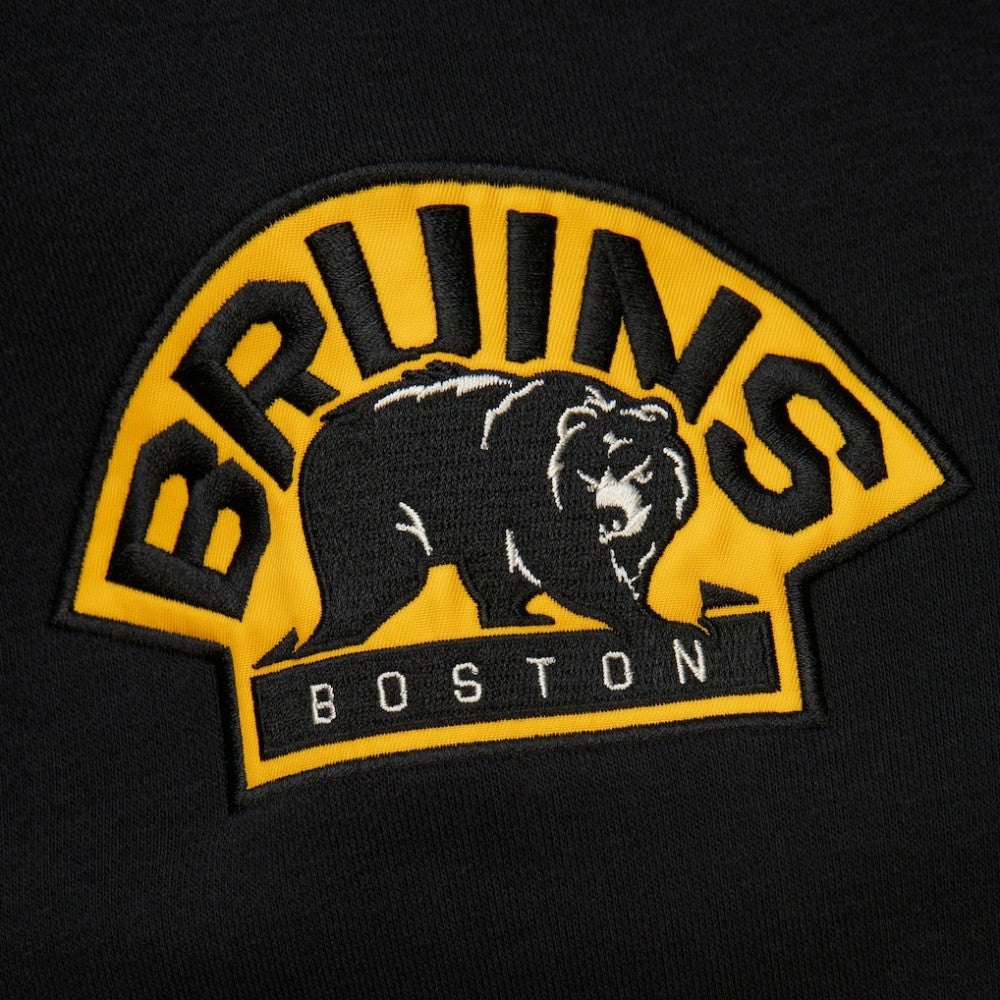 Boston Bruins Heritage Lace-Up Pullover Sweatshirt - Black Sweatshirts