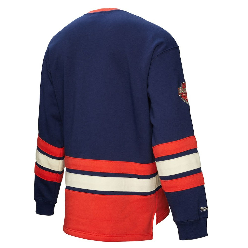 Washington Capitals Heritage Lace-Up Pullover Sweatshirt - Navy Sweatshirts