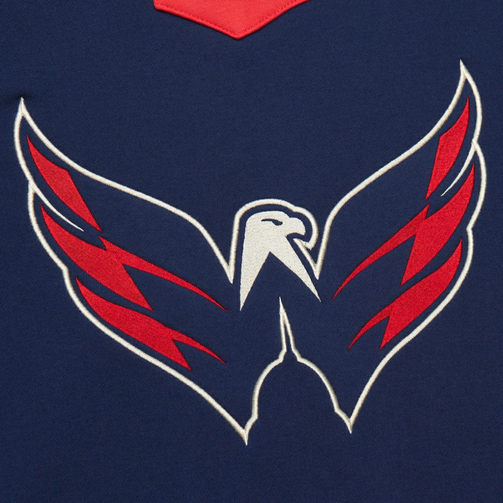 Washington Capitals Heritage Lace-Up Pullover Sweatshirt - Navy Sweatshirts