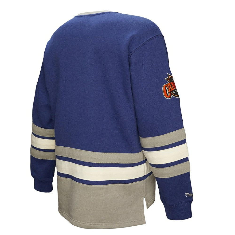 Toronto Maple Leafs Heritage Lace-Up Pullover Sweatshirt - Blue Sweatshirts