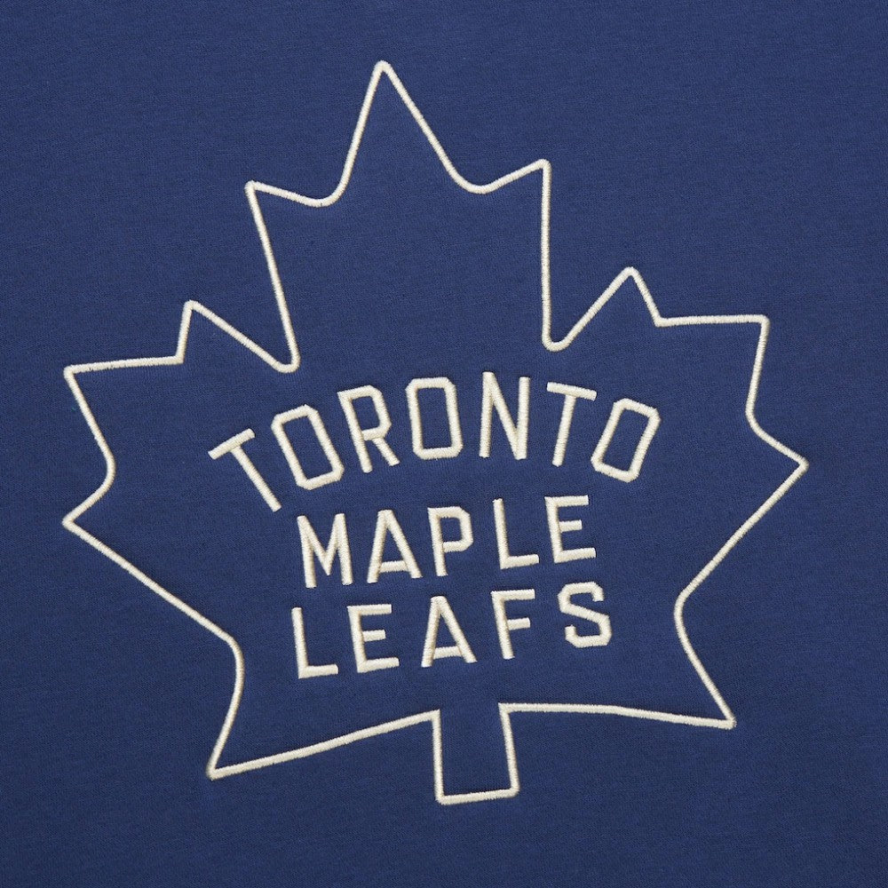 Toronto Maple Leafs Heritage Lace-Up Pullover Sweatshirt - Blue Sweatshirts