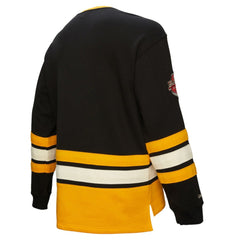 Pittsburgh Penguins Heritage Lace-Up Pullover Sweatshirt - Black Sweatshirts