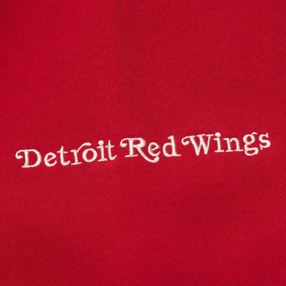 Detroit Red Wings Heritage Lace-Up Pullover Sweatshirt - Red Sweatshirts