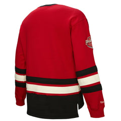New Jersey Devils Heritage Lace-Up Pullover Sweatshirt - Red Sweatshirts