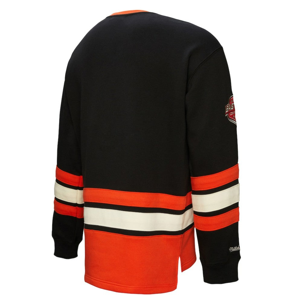Philadelphia Flyers Heritage Lace-Up Pullover Sweatshirt - Black Sweatshirts