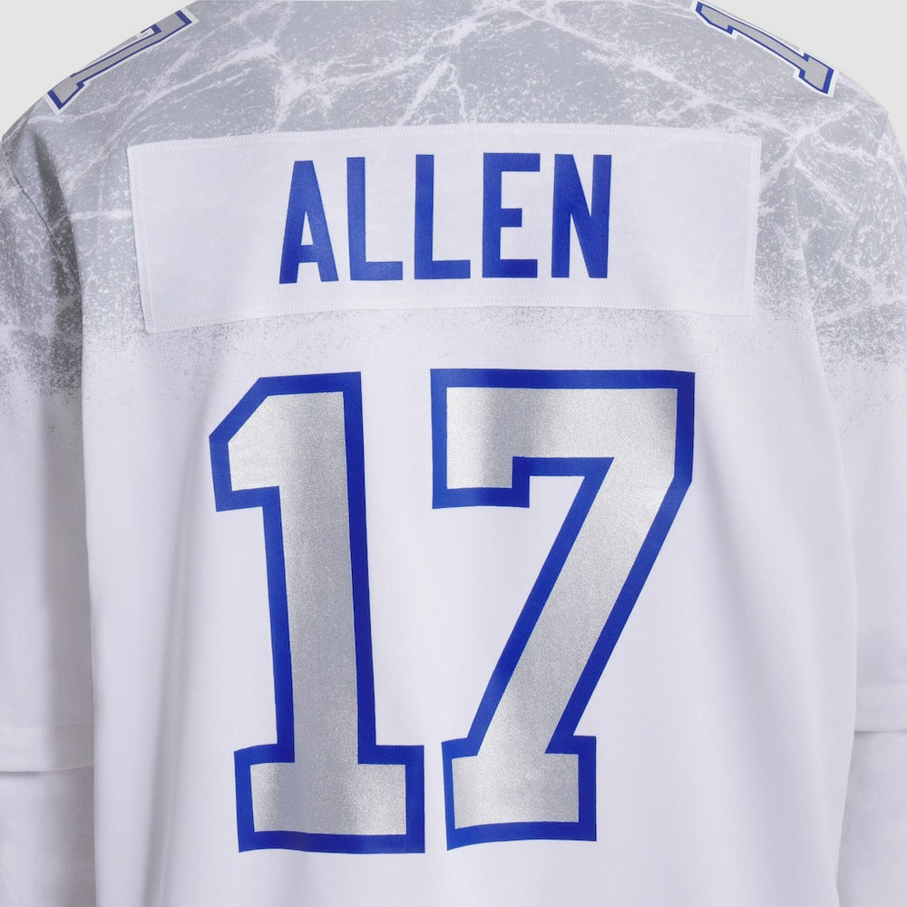 Josh Allen Buffalo Bills 2025 Rivalries Collection Game Jersey - White on sale