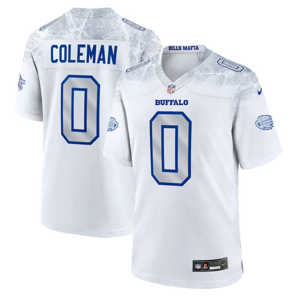 Keon Coleman Buffalo Bills 2025 Rivalries Collection Game Jersey - White for sale