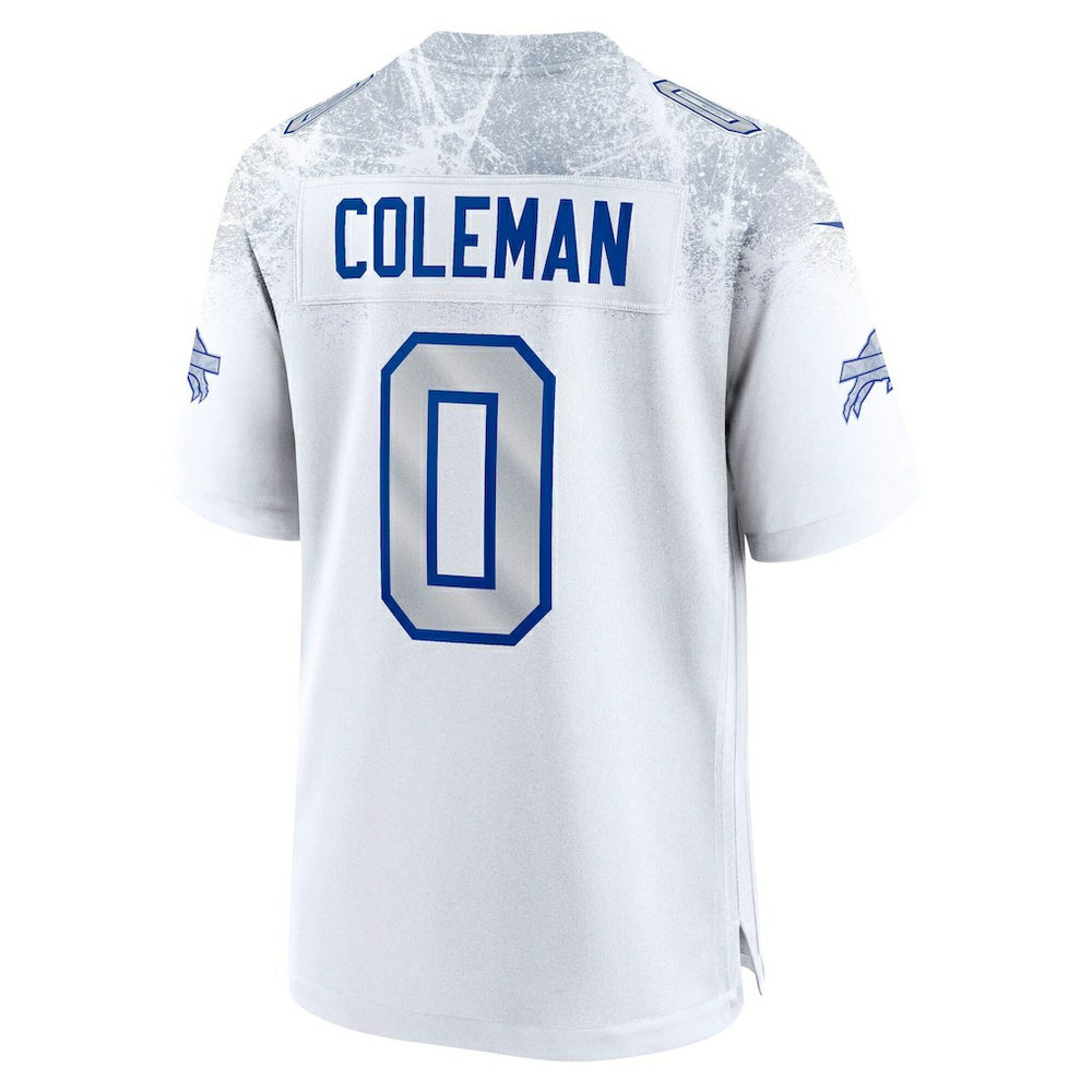 Keon Coleman Buffalo Bills 2025 Rivalries Collection Game Jersey - White for sale