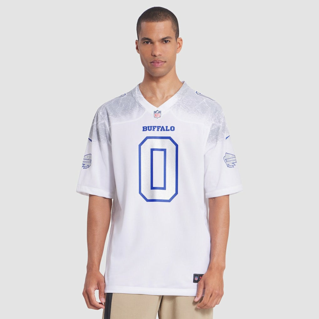 Keon Coleman Buffalo Bills 2025 Rivalries Collection Game Jersey - White for sale
