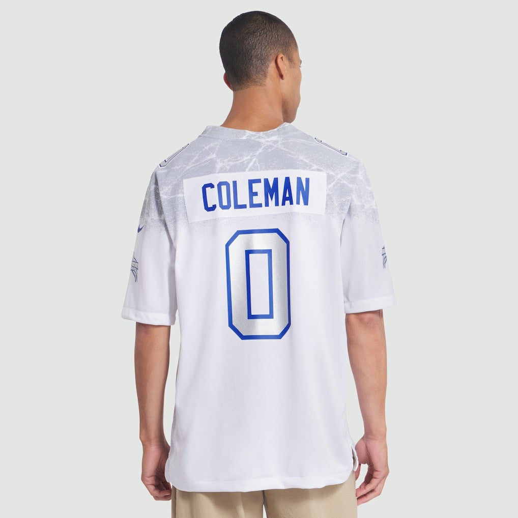 Keon Coleman Buffalo Bills 2025 Rivalries Collection Game Jersey - White for sale