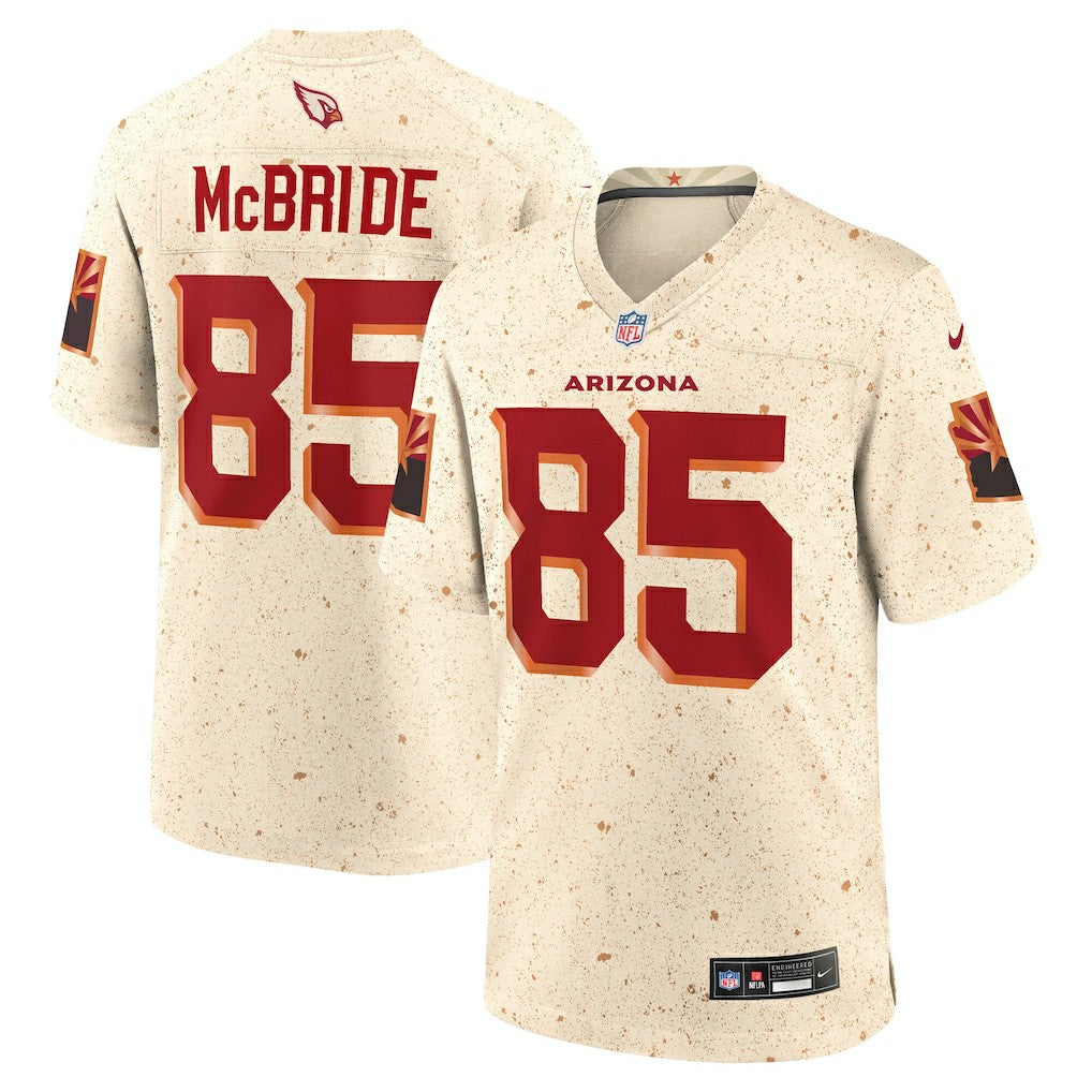 Trey McBride Arizona Cardinals 2025 Rivalries Collection Game Jersey - Natural discount