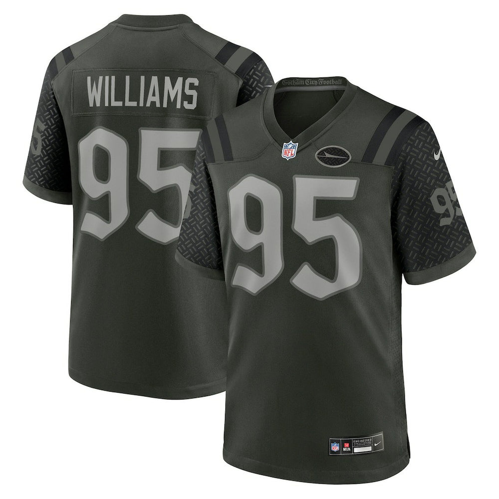 Quinnen Williams New York Jets 2025 Rivalries Collection Game Jersey - Gotham Green cheap