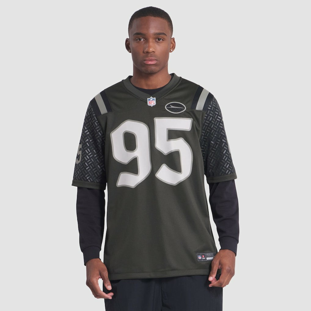 Quinnen Williams New York Jets 2025 Rivalries Collection Game Jersey - Gotham Green cheap