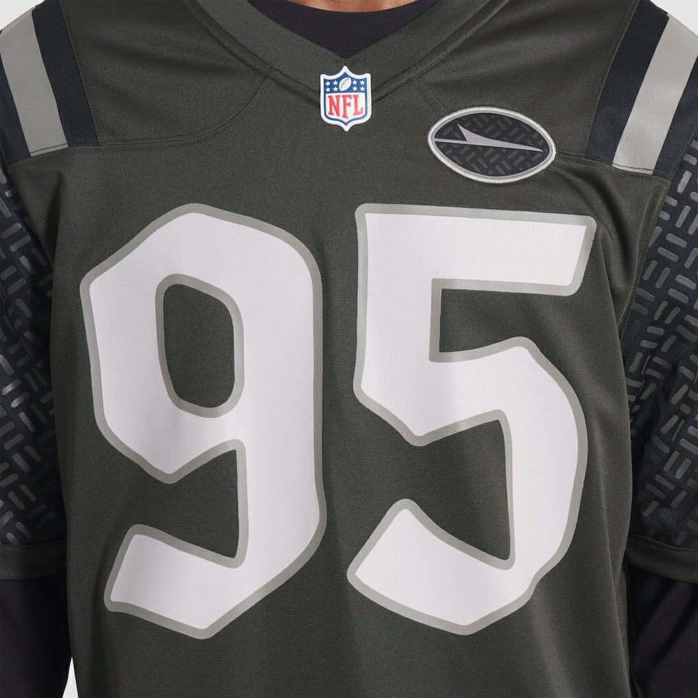 Quinnen Williams New York Jets 2025 Rivalries Collection Game Jersey - Gotham Green cheap
