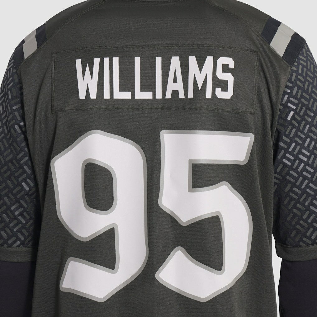 Quinnen Williams New York Jets 2025 Rivalries Collection Game Jersey - Gotham Green cheap