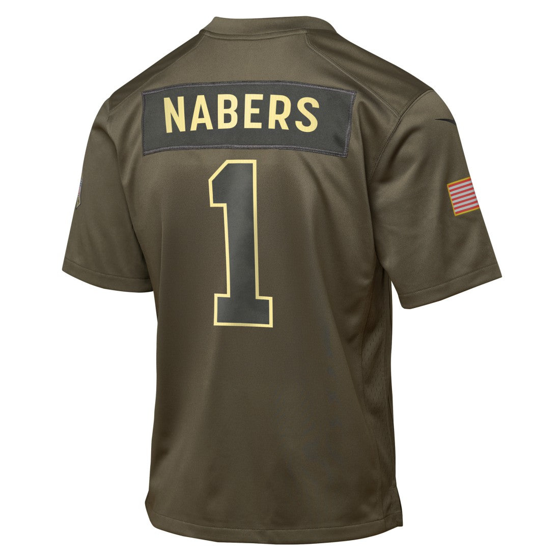 Malik Nabers New York Giants Youth 2025 Salute to Service Game Jersey - Olive outlet