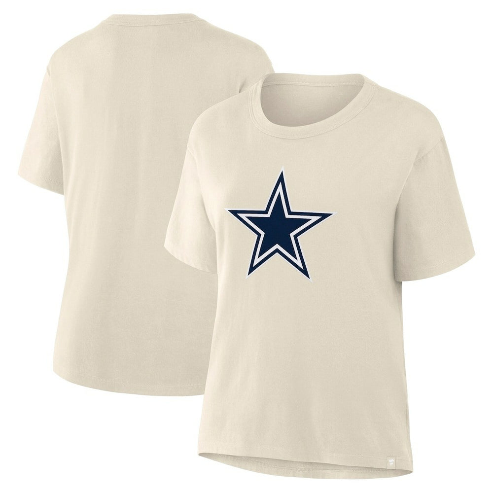 Dallas Cowboys Women's Dove Legacy T-Shirt - Cream discount