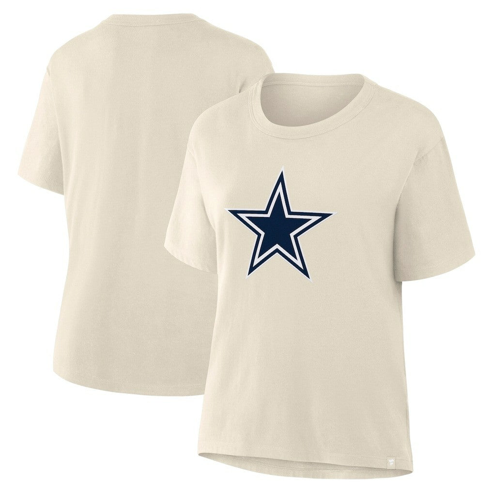 Dallas Cowboys Women's Dove Legacy T-Shirt - Cream discount