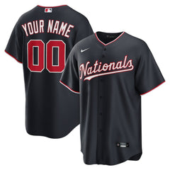 Washington Nationals Alternate Custom Replica Jersey Navy