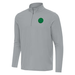 Pittsburgh Steelers Antigua St Patrick Day Intent Quarter-Zip Pullover Top - Gray sale