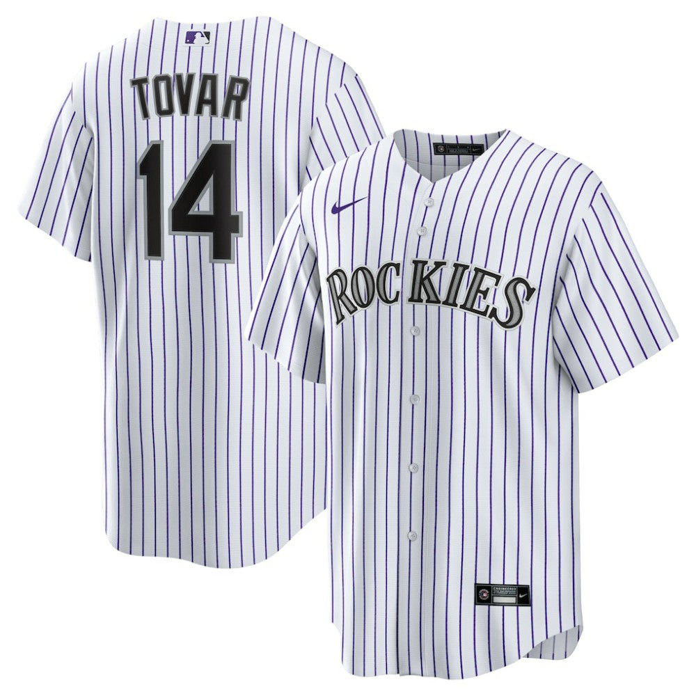 Ezequiel Tovar Colorado Rockies Home Replica Jersey White