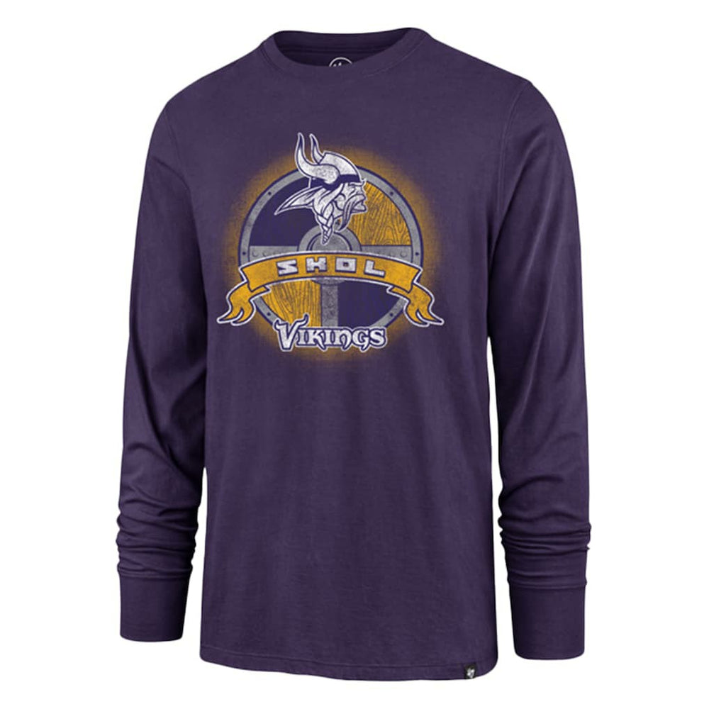 Minnesota Vikings '47 Regional Super Rival Long Sleeve T-Shirt - Purple for sale