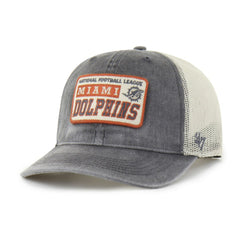 Miami Dolphins '47 Canteen Relaxed Trucker Adjustable Hat - Charcoal discount