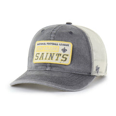 New Orleans Saints '47 Canteen Relaxed Trucker Adjustable Hat - Charcoal on sale