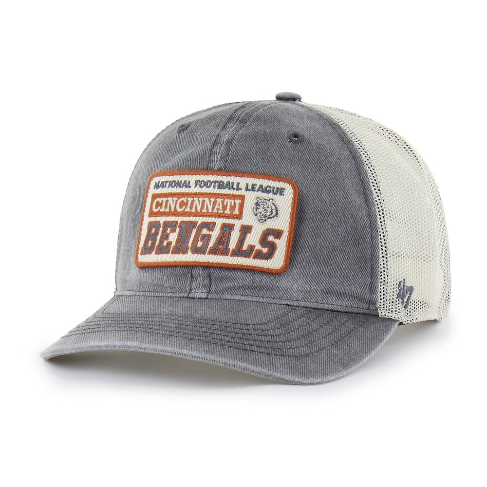 Cincinnati Bengals '47 Canteen Relaxed Trucker Adjustable Hat - Charcoal discount