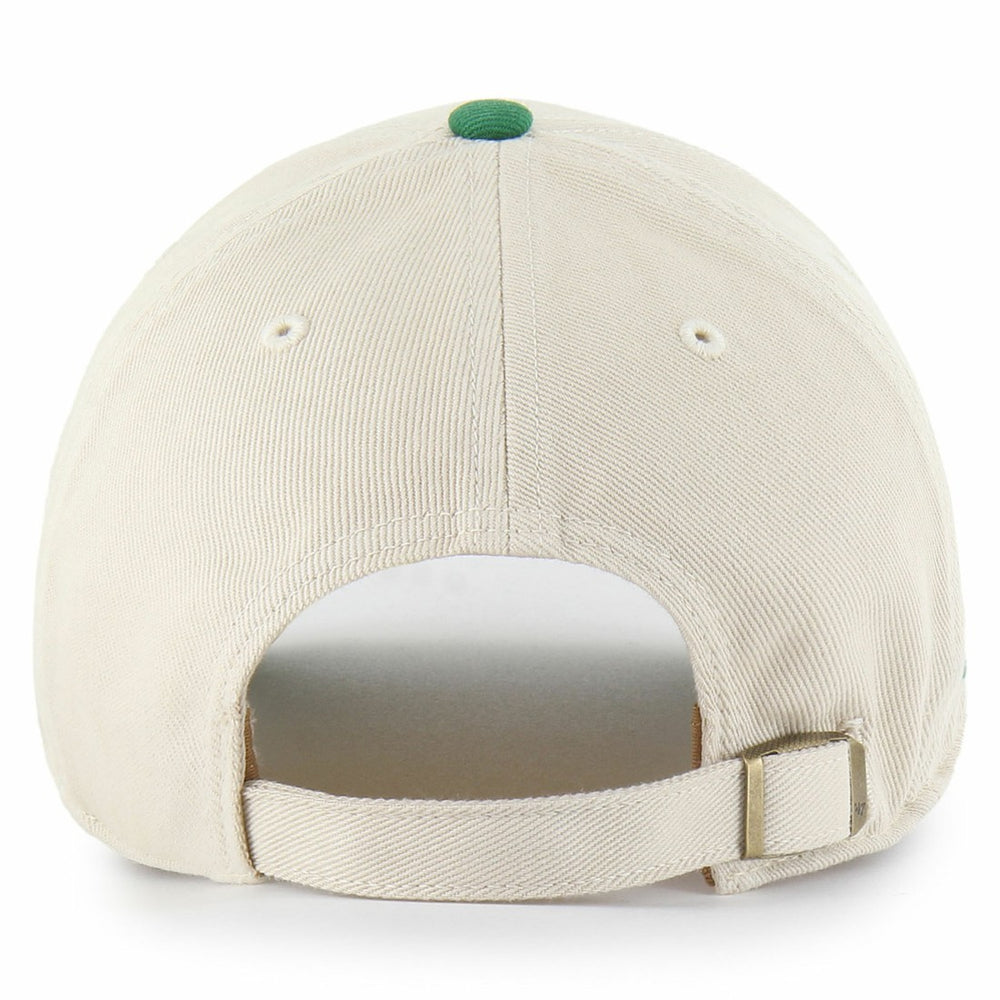 New York Jets '47 Fairfield MVP Throwback Adjustable Hat - Cream/Kelly Green for sale