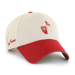 San Francisco 49ers '47 Fairfield MVP Throwback Adjustable Hat - Cream/Scarlet discount