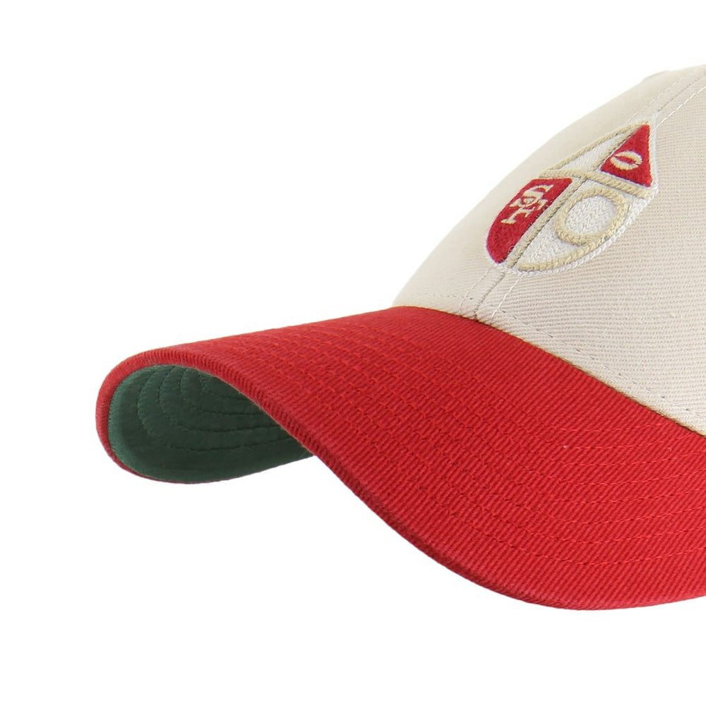 San Francisco 49ers '47 Fairfield MVP Throwback Adjustable Hat - Cream/Scarlet discount