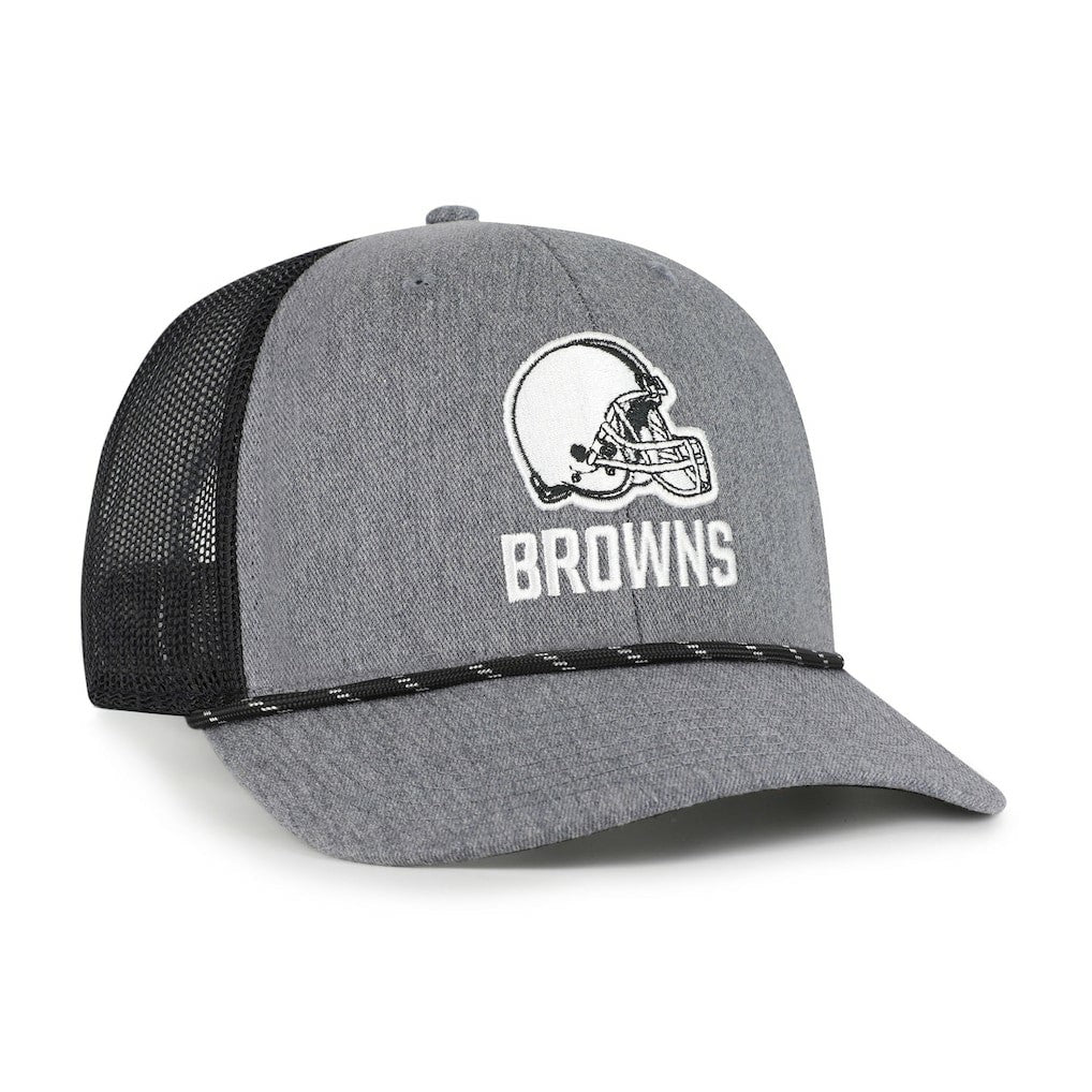 Cleveland Browns '47 Carbon Rope Trucker Adjustable Hat - Heather Charcoal sale