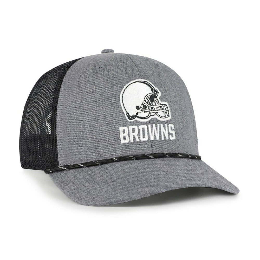 Cleveland Browns '47 Carbon Rope Trucker Adjustable Hat - Heather Charcoal sale