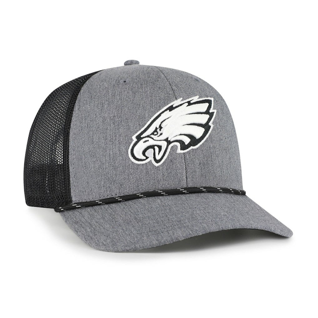 Philadelphia Eagles '47 Carbon Rope Trucker Adjustable Hat - Heather Charcoal sale