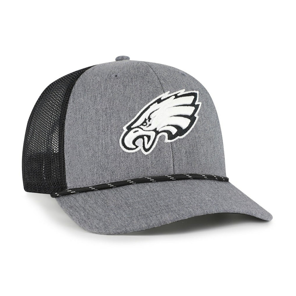 Philadelphia Eagles '47 Carbon Rope Trucker Adjustable Hat - Heather Charcoal sale