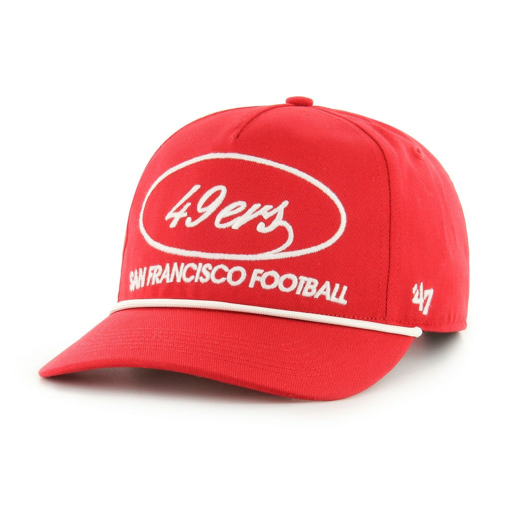 San Francisco 49ers '47 Foundational Hitch Adjustable Hat - Scarlet sale
