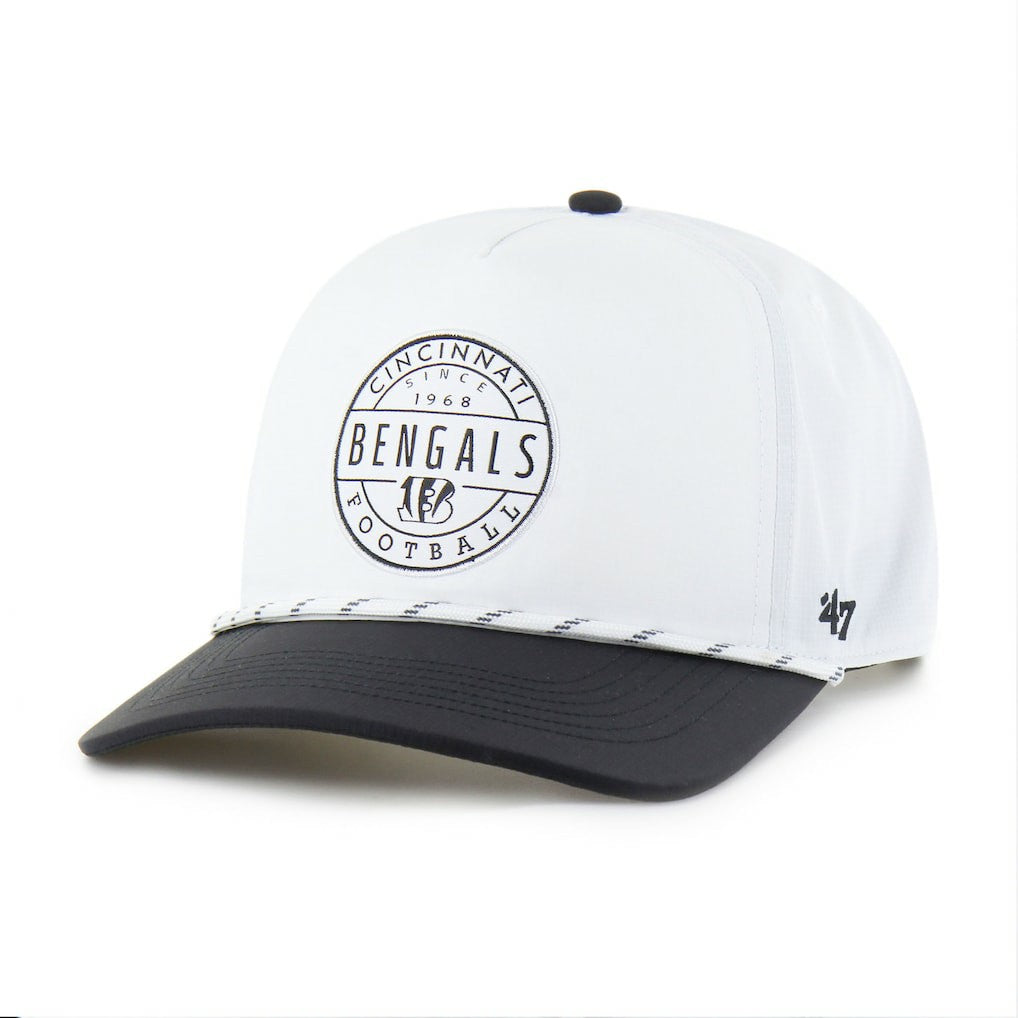 Cincinnati Bengals '47 Suburbia Hitch Two-Tone Adjustable Hat - White/Black cheap