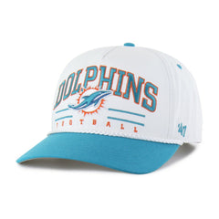 Miami Dolphins '47 Roscoe Two-Toned Hitch Adjustable Hat - White/Aqua outlet